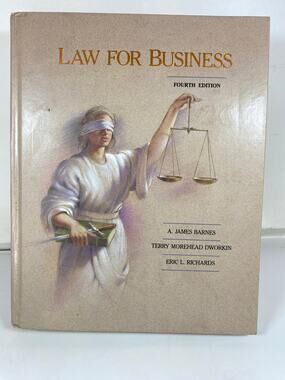 Law for Business by Barnes, Dworkin, and Richards, Fourth Edition.